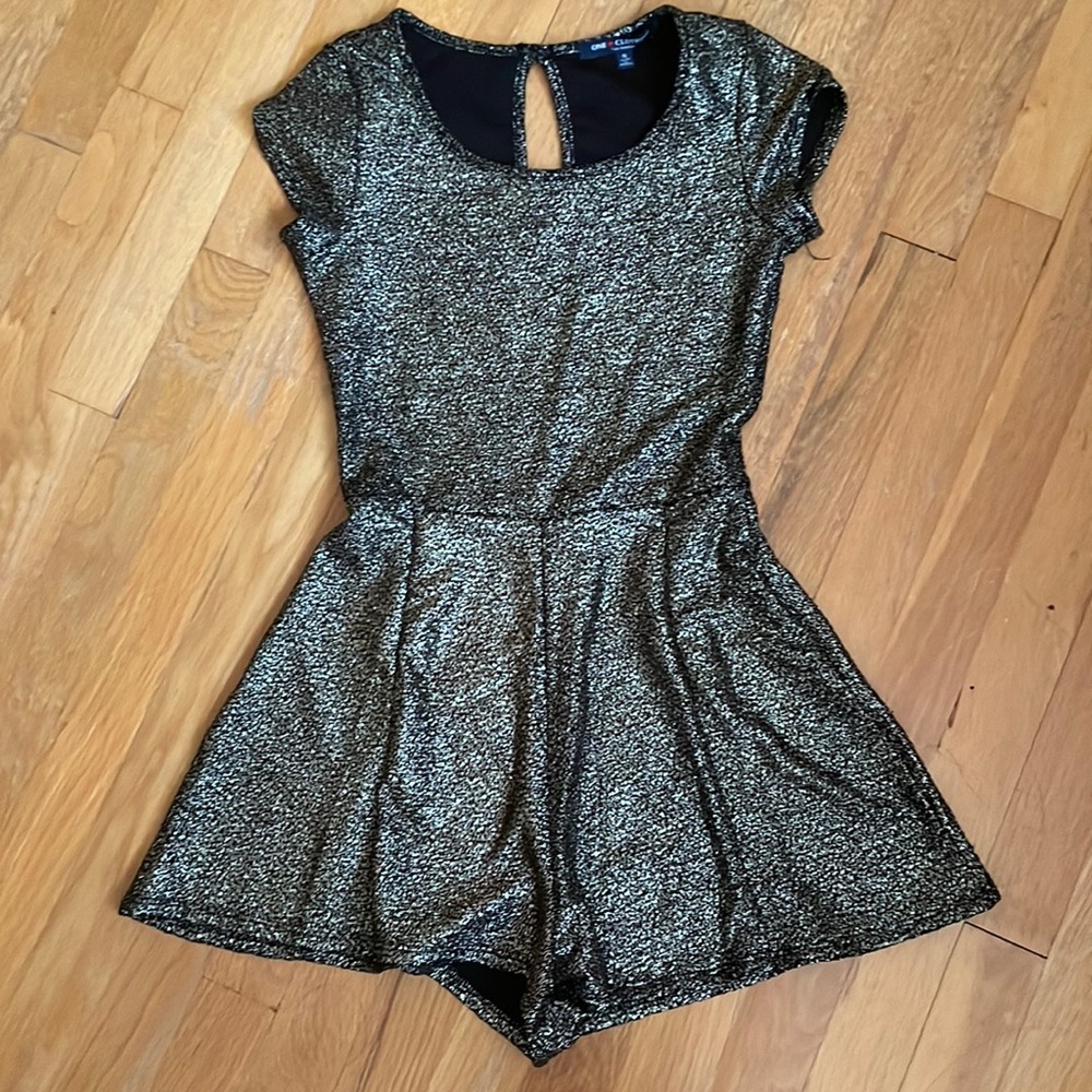 Gold romper